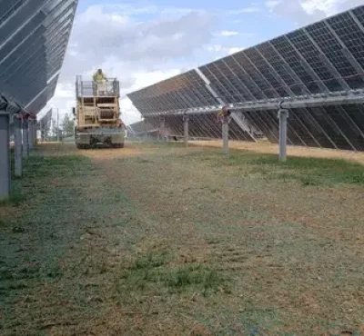 RBC solar farm construction